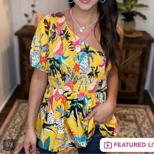 Jodifil Exposed Tropical Print